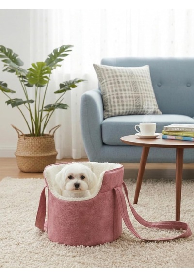 Milano Kedi Köpek El Omuz Taşıma Çantası, Pembe, 7 Kg Kapasiteli