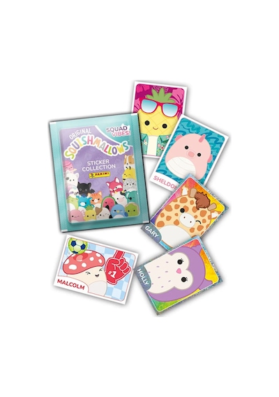 Panini Squishmallows Sticker Çıkartma - 4 Paket 20 Adet Sticker