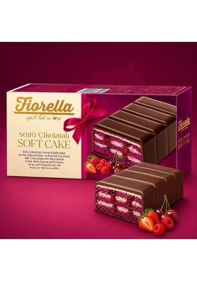 Fiorella Orman Meyveli Yaş Pasta 400 Gr. 1 Paket