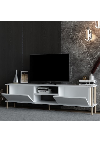 Tv Sehpası Afra Beyaz 150 Cm