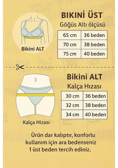 Pierre Cardin Düğüm Detaylı Yüksek Bel Dolgulu Straplez -urrenn Kapatıcı - 2025 Yeni Sezon Bikini Takımı Çok Renkli