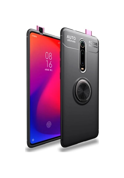 Redmi K30 Yüzüklü Standli Manyetik Kamera Korumali Silikon Kilif 411508411