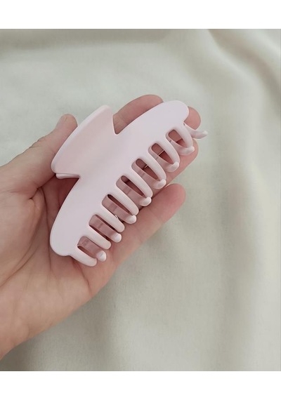 Toka Saç Aksesuarı 9 Cm İthal Ürün Mandal Saç Tokası Renk Açık Pembe 09419134