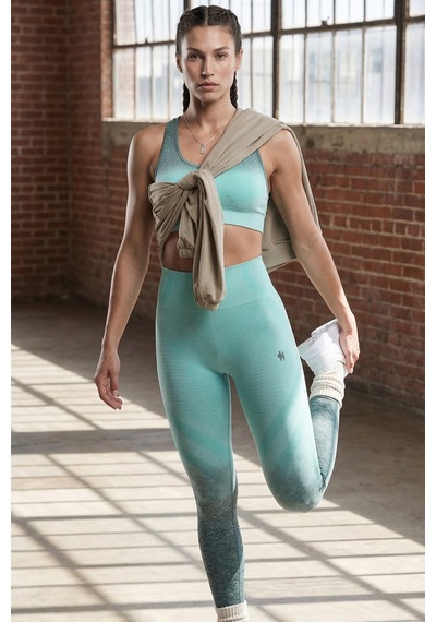 Woneagle Tayt Mint Yeşili Degrade Dikişsiz Seamless Spor Tayt Mint Yeşil Mint Yeşil