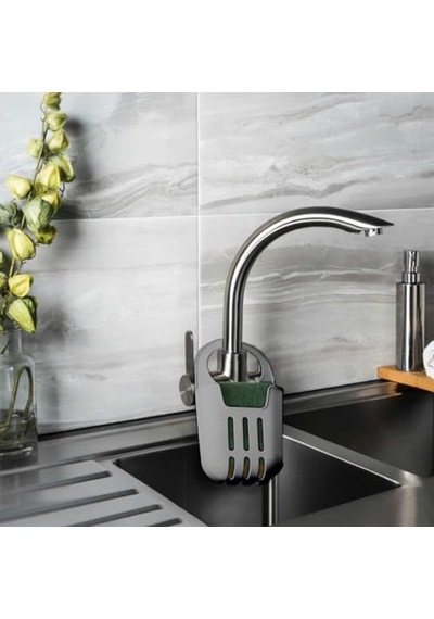 Bulaşık Süngeri Askısı Süngerlik Lavabo Ve Eviyeler Için Sünger Organizeri Ve Süzgeci 1 Çok Renkli