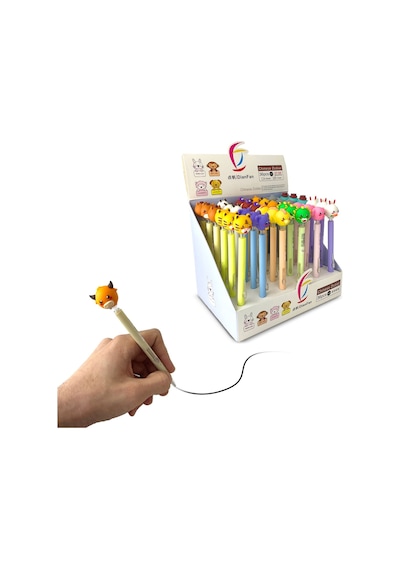 Maskot Başlıklı Uçlu Kalemler Boğa