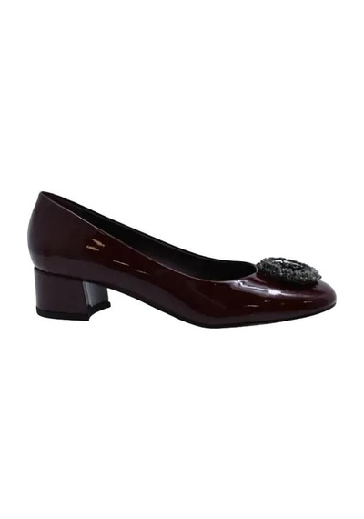 Poletto Hakiki Deri Bordo Ayakkabı Günlük 916 90 V2-1096 Bordo