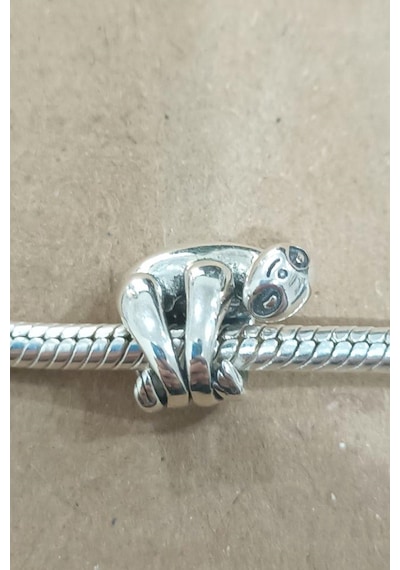 Fubena Sallanan Tembel Hayvan Charm Gümüş