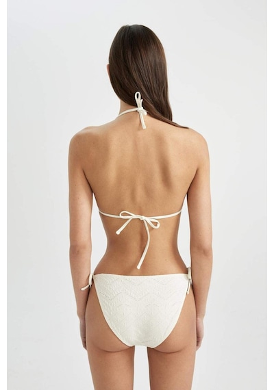DeFacto Regular Fit Nakışlı Bikini Altı-Fall in Love B6895AX24SMWT16