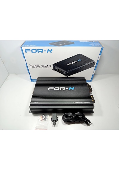 For-x Amfi 4 X 60 Rms Ses Ve Bass Amfisi For-x Xae-604 Ab Class Oto Anfi