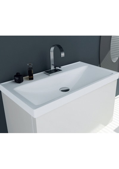 Karen Banyo Sky 80 CM Dolap Uyumlu Seramik Lavabo