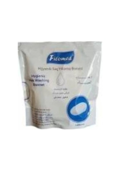 Ficomed Saç Yıkama Bonesi - Şampuanlı Bone - Tekli Paket - 5 Adet