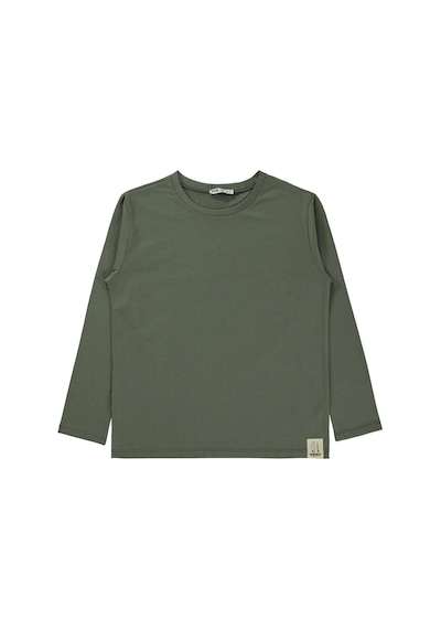 Civil Boys Basic Uzun Kol 10-13 Yaş Sweatshirt - Haki Koyu Haki