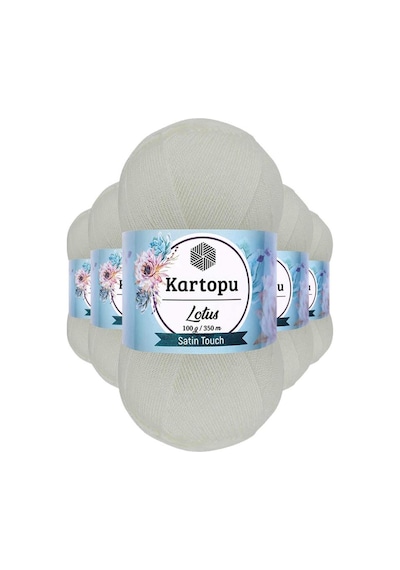 5 Adet Lotus Bikini Büstiyer Bluz Örgü İpi  K010 Beyaz