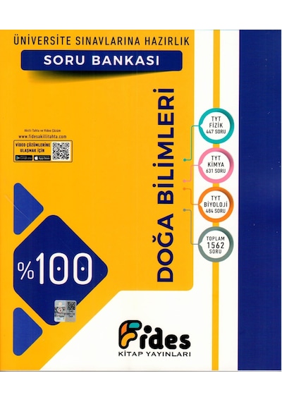 Fides Yayınları %100 Ösym Tipleriyle Doğa Bilimleri Soru Bankası