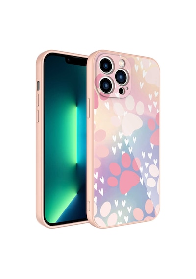 Zore İphone 13 Pro Uyumlu Kamera Korumalı Desenli Sert Silikon Ogaa Epoksi Kılıf-no4