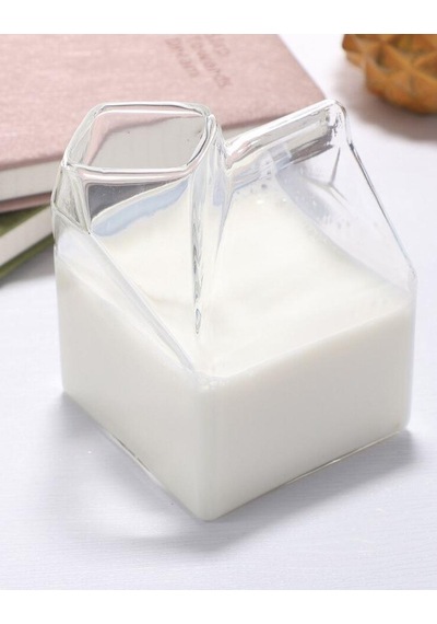 Rossel Premium Borosilikat Süt Kutusu Bardak Krd-3228