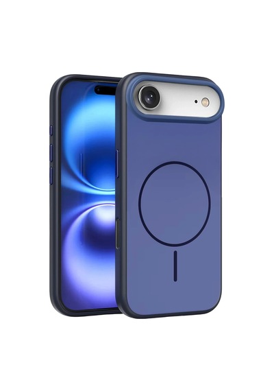 Gld-spt- Newface Apple Uyumlu iPhone 17 Air Neva Magsafe Kapak - Lacivert