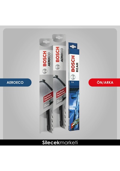 Ford Puma Ön Arka Silecek 2020-2023 Bosch Aeroeco