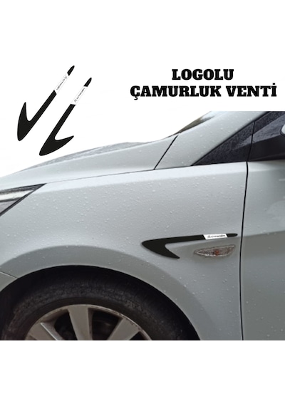Citroen Grubu İle Uyumlu Pleksi Çamurluk Venti Parlak Siyah Sağ - Sol Takım