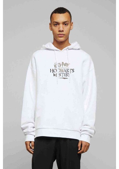 Baskılı Tshirt 01 Baskılı Beyaz Erkek Örme Kapşonlu Sweatshirt