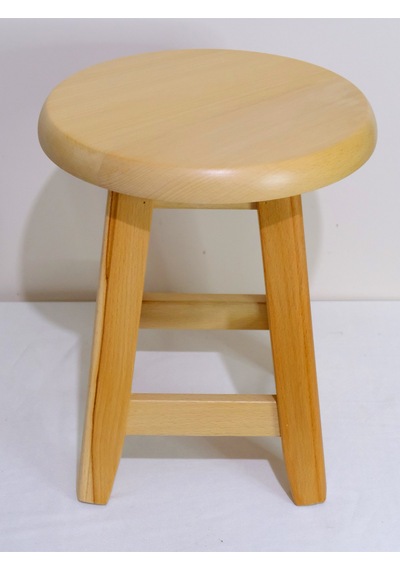 Ahşap Tabure 35 Cm Şık Ve Dayanıklı Natural