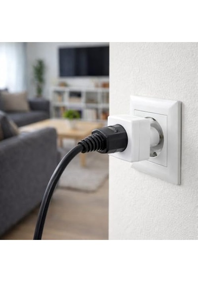 T Tipi Fiş Golyat 2 Li Priz Dönüştürücü, Çoklu Adaptör Priz, Yüksek Dayanıklı Elektrik Prizi, Ev Ofis Seyahat Uyumlu, Kompakt Tasarım, Beyaz, 2 Adet