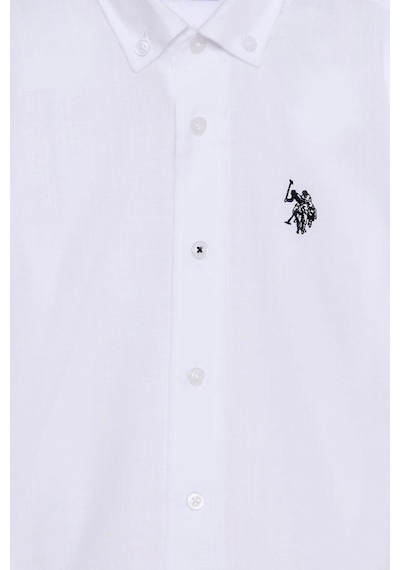 U.s. Polo Assn. Erkek Çocuk Beyaz Gömlek Basic 50324683-vr013