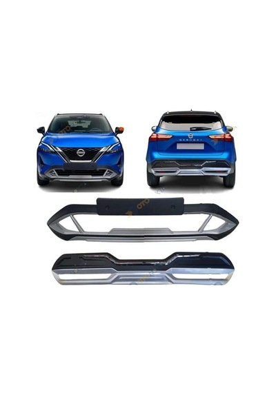 Nissan Qashqai 2021 Sonrası Ön Arka Tampon Koruma Difüzör