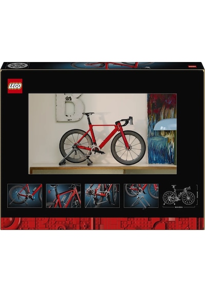 LEGO® Icons Yol Bisikleti 11380 - Yetişkinler için Vites Mekanizması ve Fren Kaliperleri İçeren Model Yapım Seti (1015 Parça)
