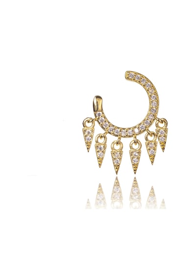 Violet Gümüş Küpe-527 Gold