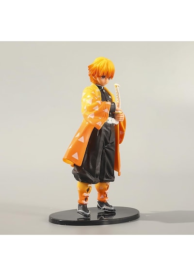 Demon Slayer Kimetsu No Yaiba Zenitsu Agatsuma Katana Aksiyon Figür Anime Oyuncak