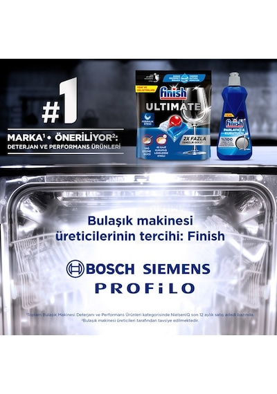 Finish Ultimate Bulaşık Makinesi Deterjanı Tableti 40 Kapsül