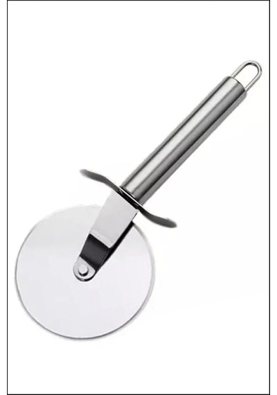 Ayrex Paslanmaz Çelik Hamur Kesme Ruleti, Pizza Kesici Rulet, 20 Cm, 9 Cm Çap Diğer