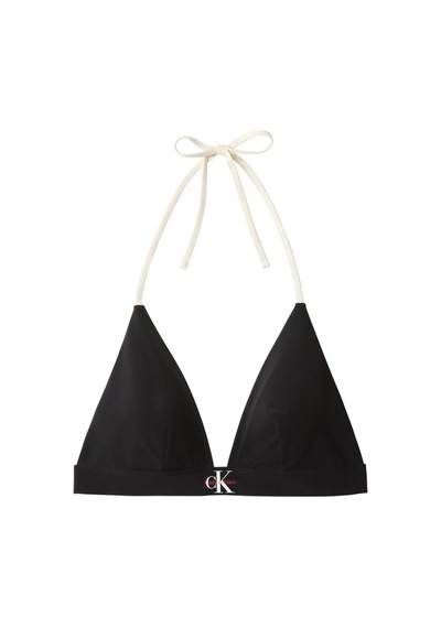 Calvin Klein Bej Kadın Bikini Üst Trıangle-15935 Whıte