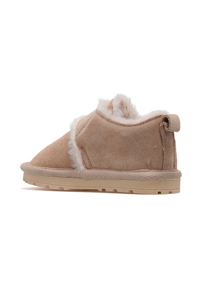 Buckhead Slıde Unisex Çocuk Kürklü Günlük Bot 25k Buck3066 Bej Bej