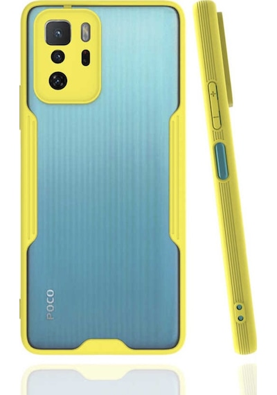 Xiaomi Poco X3 Gt Kılıf Zore Parfe Kenarları Pastel Renk Silikon