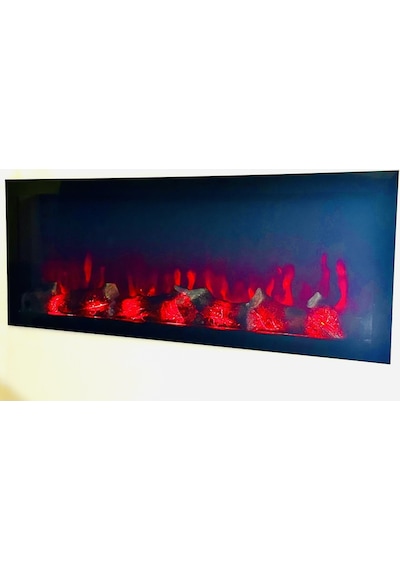 14 Efekt Dekoratif Şömine Bluetoooth+kumanda+çıtırtı 100x35x16 Cm