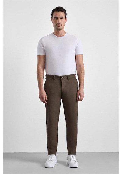 Süvari Bej Slim Casual Pantolon Pn2020500745-bj3