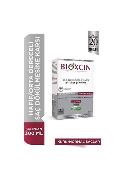 Bioxcin Genesis Kuru ve Normal Saçlar Şampuan 300 ML