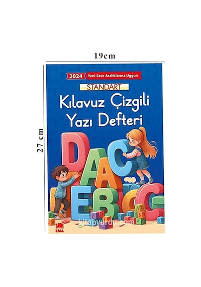 Yeni Müfradat Güzel Yazı Defteri A4 19x27 Cm 24 Yaprak 3 Adet Standart Kılavuz Çizgili Yazı Defteri Satır Aralıklarına Uygun