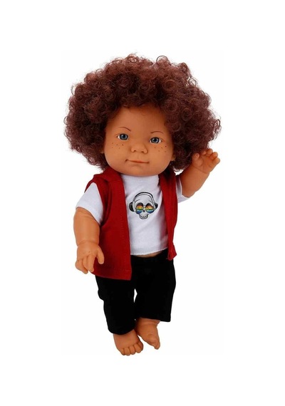 30151 Sunman, Curly Kıvırcık Saçlı Bebek 35 Cm