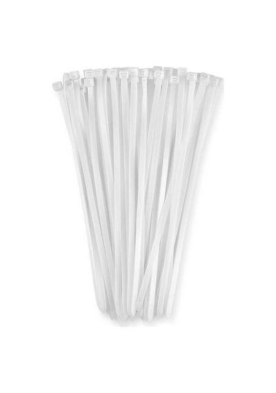 2,5 mm Genişlik 10cm Uzunluk Kablo Bağı Beyaz - 100 Adet