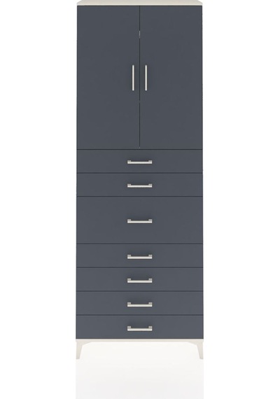 Arges Dolap 3 Raflı 7 Çekmeceli 2 Kapaklı 88x30x243 Aytaşı-an... Aytaşı
