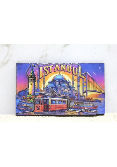 Ahşap İstanbul Temalı Magnet Diğer