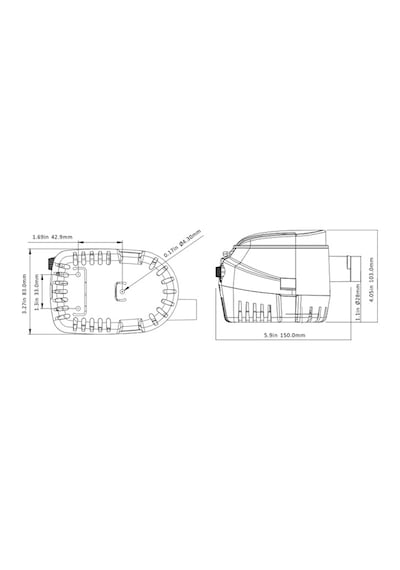Sealux Marine Otomatik Sintine Pompası 1100gph 12v