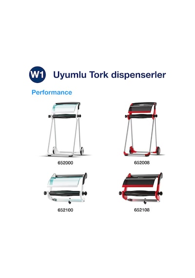 Tork Endüstriyel Ağır Kirler Yüzey Silme Kağıdı Plus W2 3 Katlı Mavi 119 M 130081