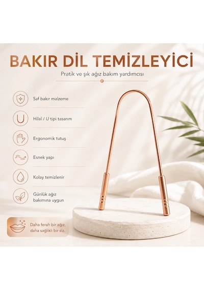 Bakır Dil Temizleyici