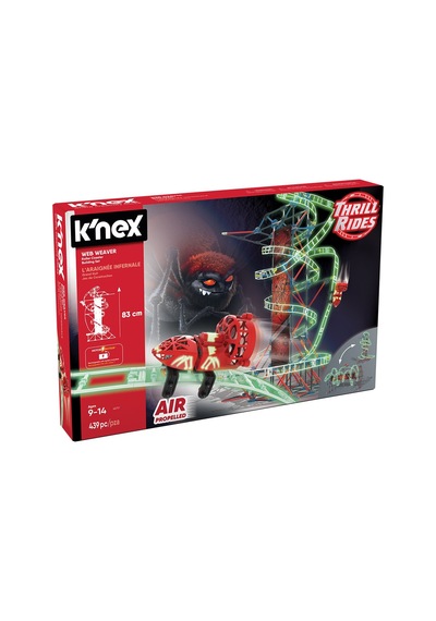 K'Nex Web Weaver Roller Coaster Set Motorlu Hız Treni