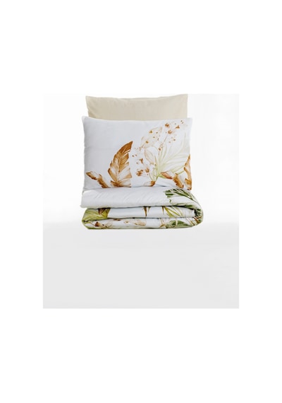Cotton Box Saten Çift Kişilik Nevresim Takımı Luster Bej